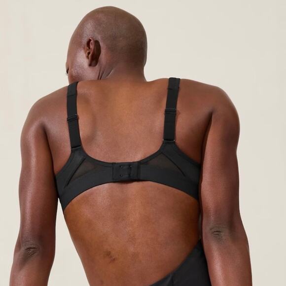 Athleta Invincible Sports Bra Black 36B - Picture 7 of 9